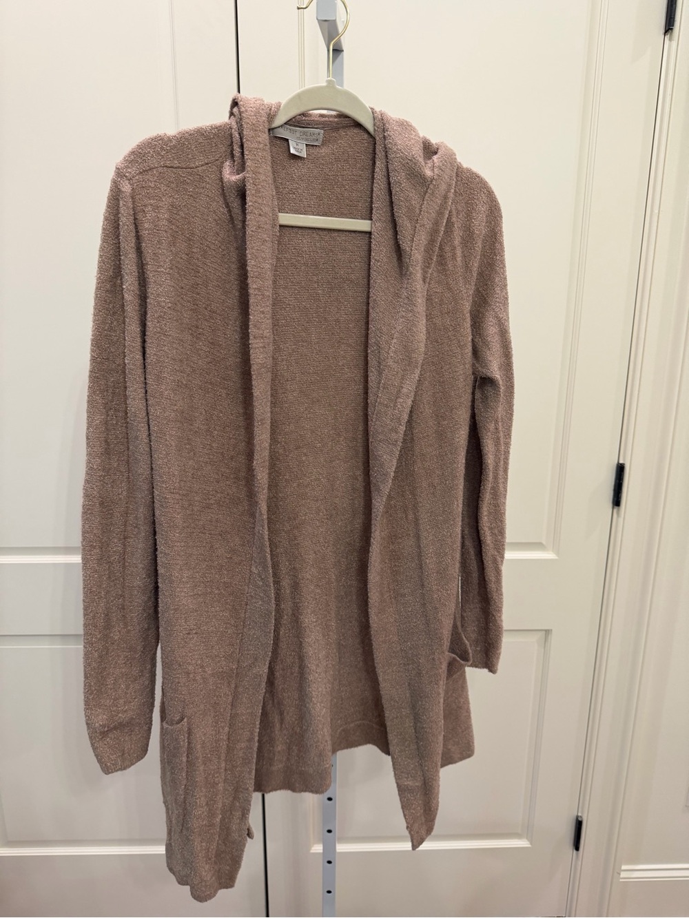 Barefoot Dreams CozyChic Lite Hooded Resort Cardigan Size Medium - Picture 3 of 6